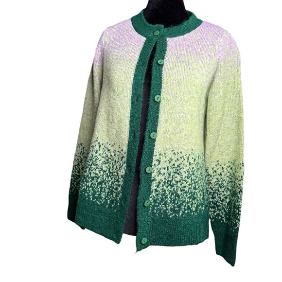 NWT LOGO Button Down Cardigan Sweater XXS - Picture 3 of 10